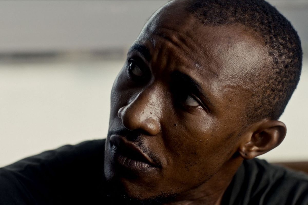 A upclose short of Gideon Okeke, from thre film, ‘Tòkunbò.’ 
